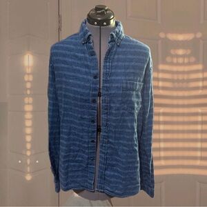 Levi’s‎ Made Crafted Japanese Fabric ButtonDownShirt Mens Size3/L |**FLAWED**|O1